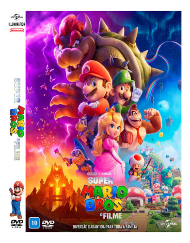 Dvd Filme: Super Mario Bros. O Filme (2023) Dublado E Leg